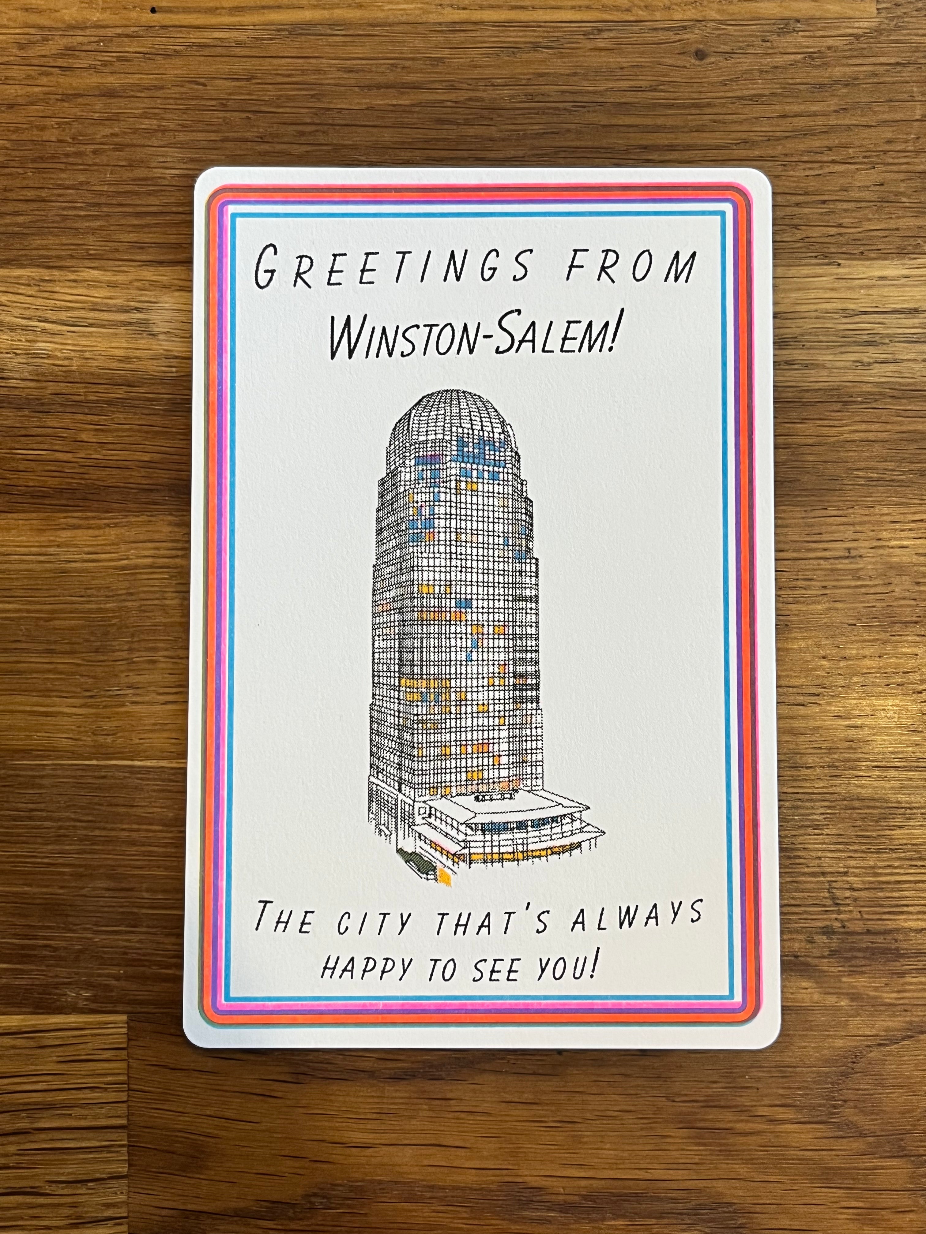 Winston Wien Riso Postcard