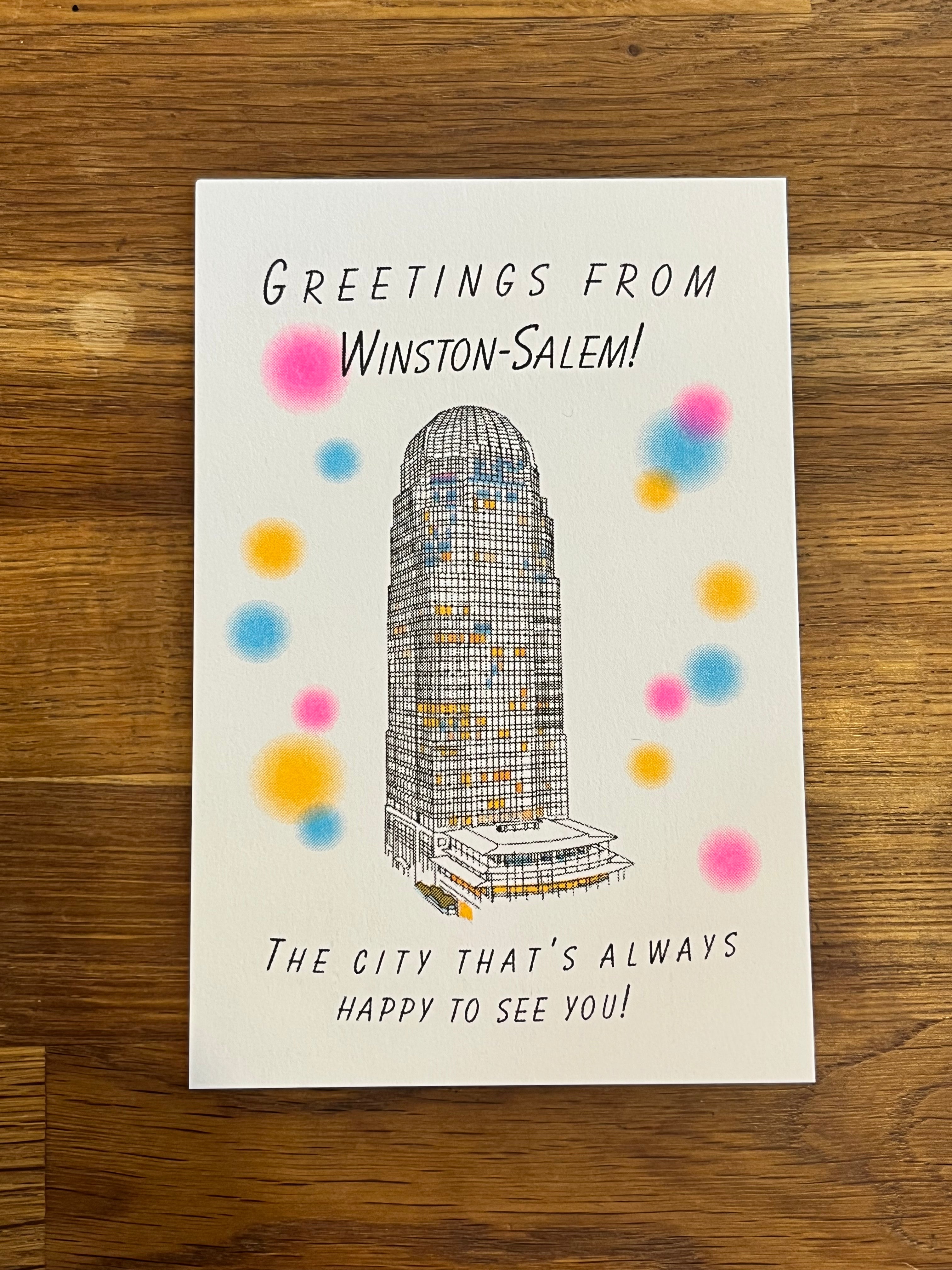 Winston Wien Riso Postcard