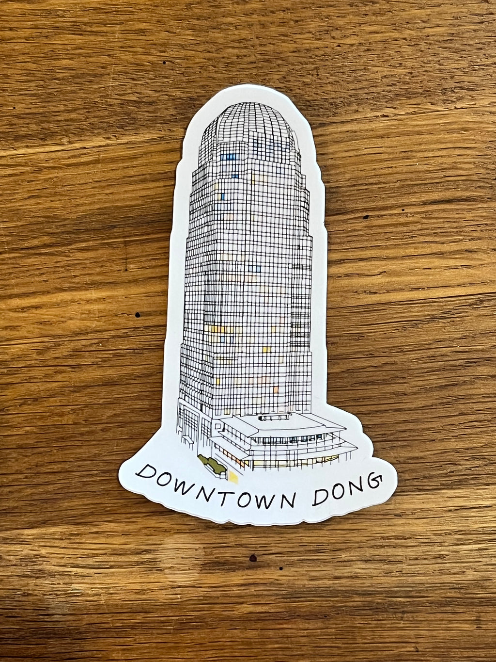 Downtown Dong Sticker