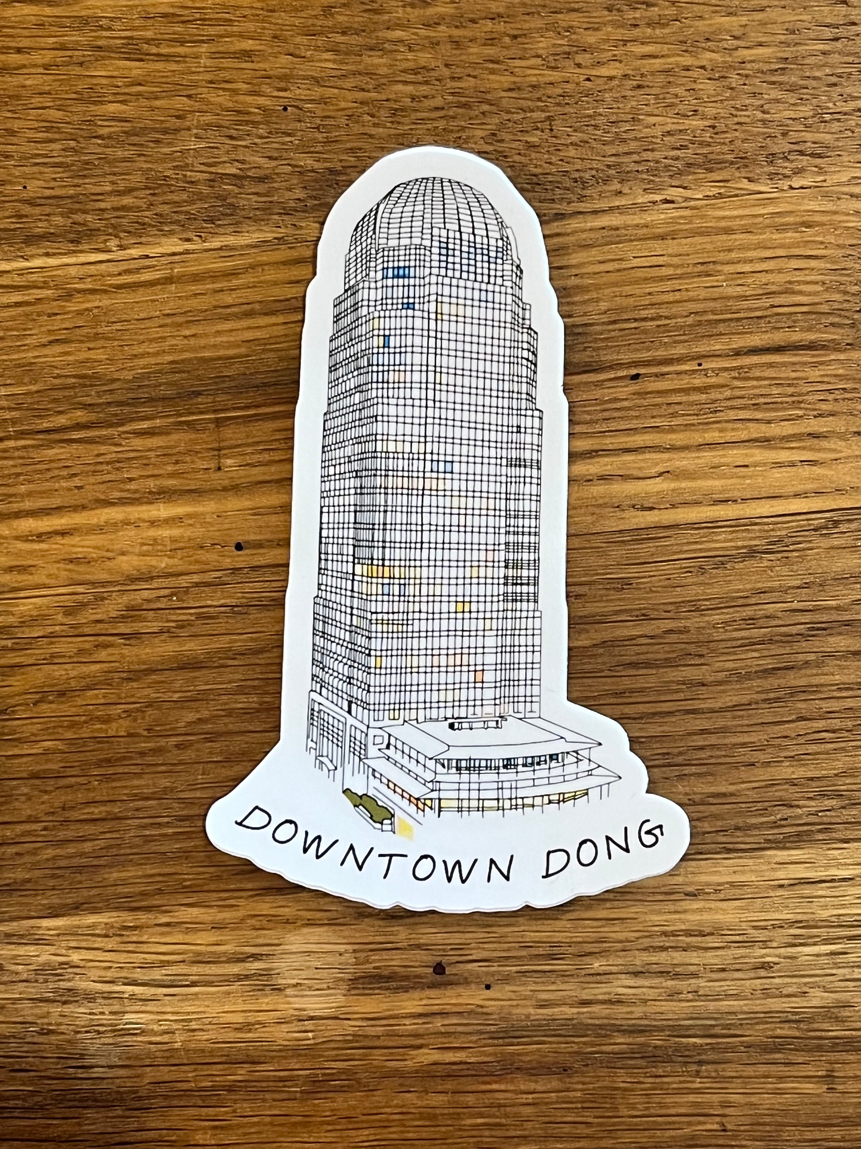 Downtown Dong Sticker