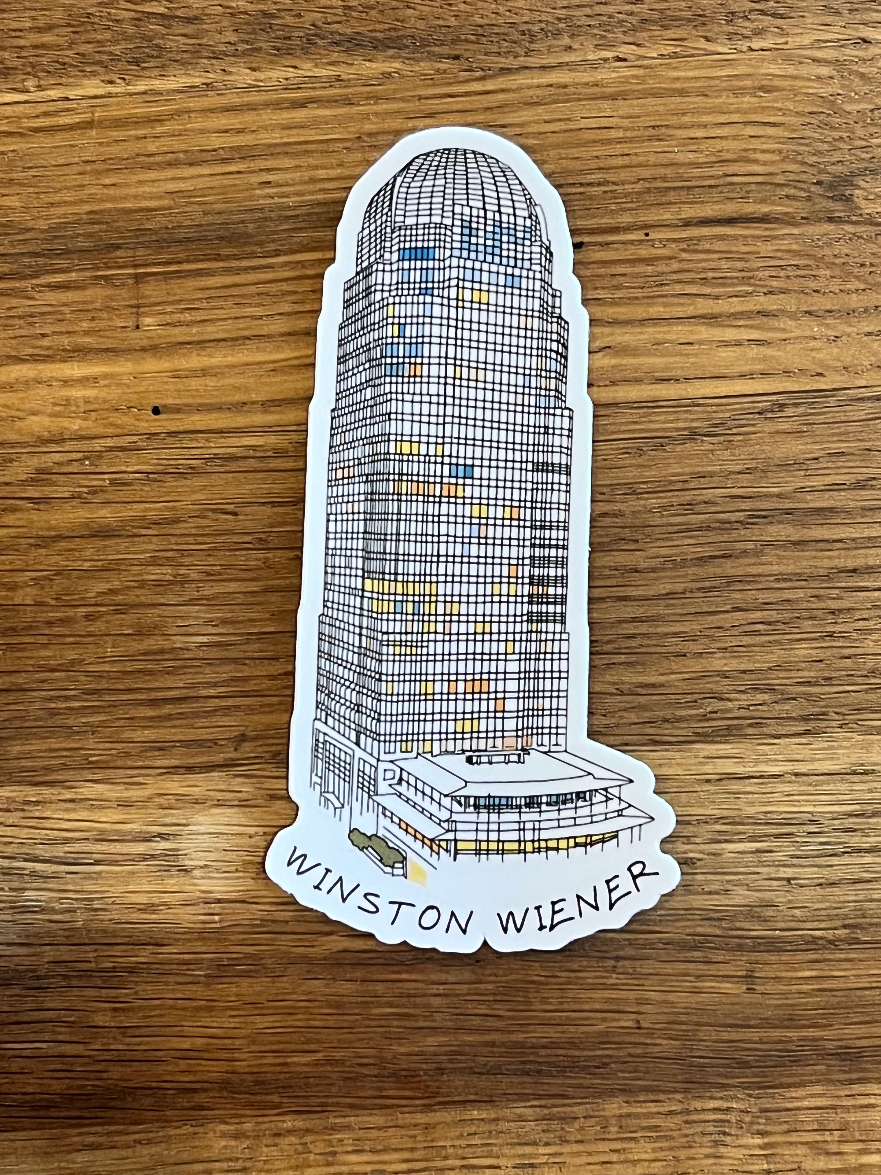 Winston Wiener Sticker