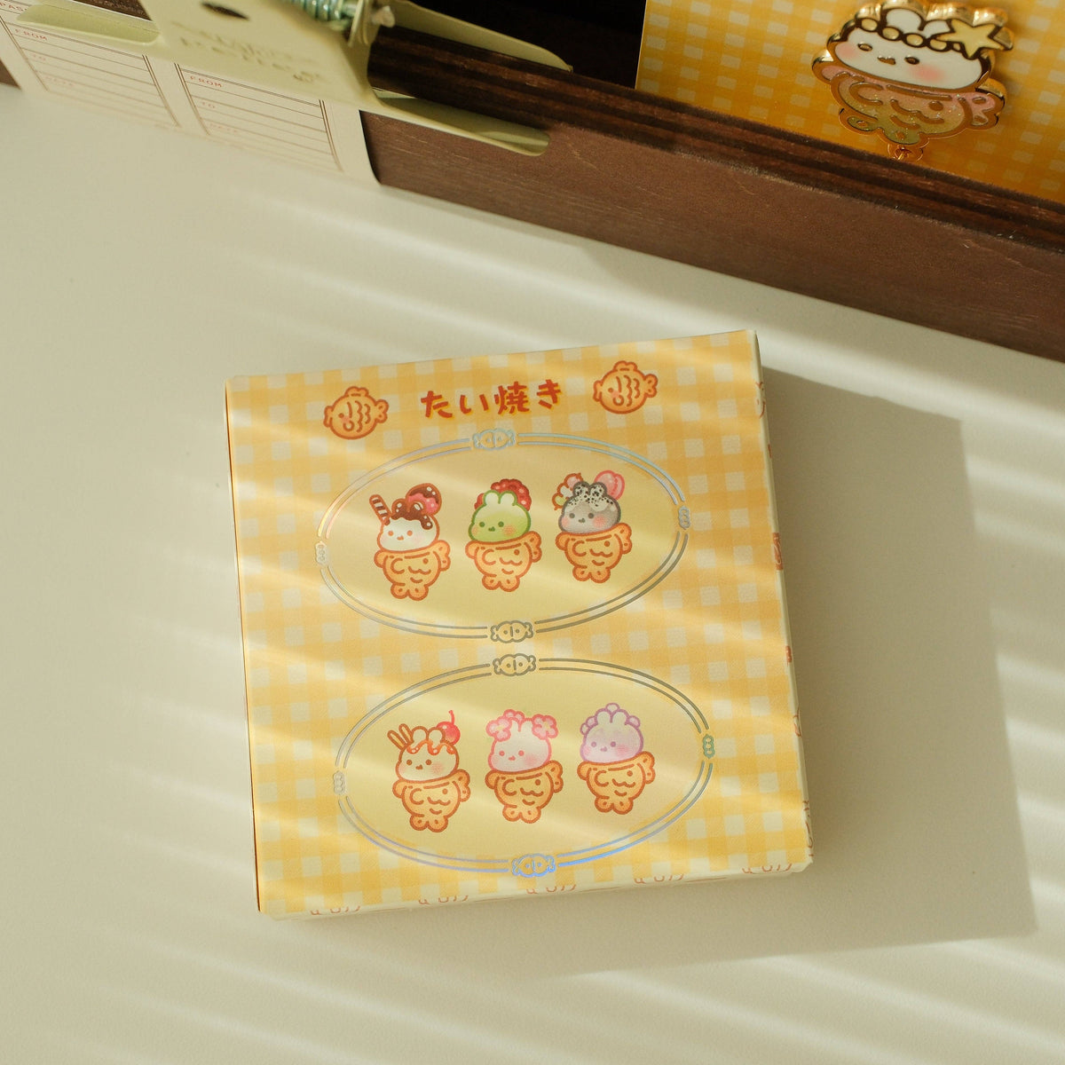 Bunnie Taiyaki Blind Box Pin: Single Blind Box (Random)