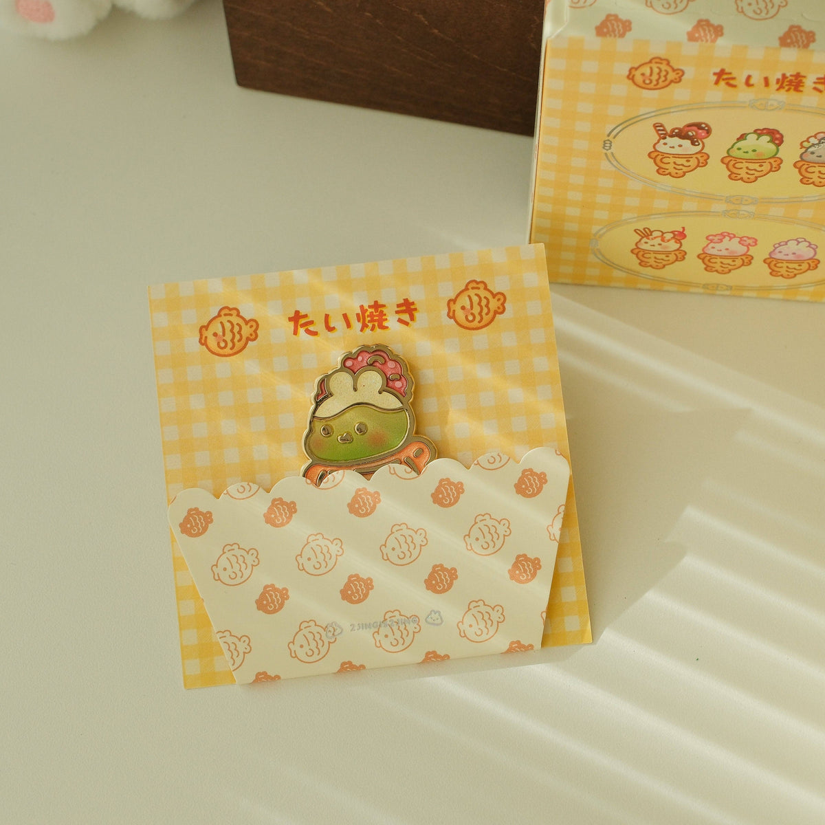 Bunnie Taiyaki Blind Box Pin: Single Blind Box (Random)