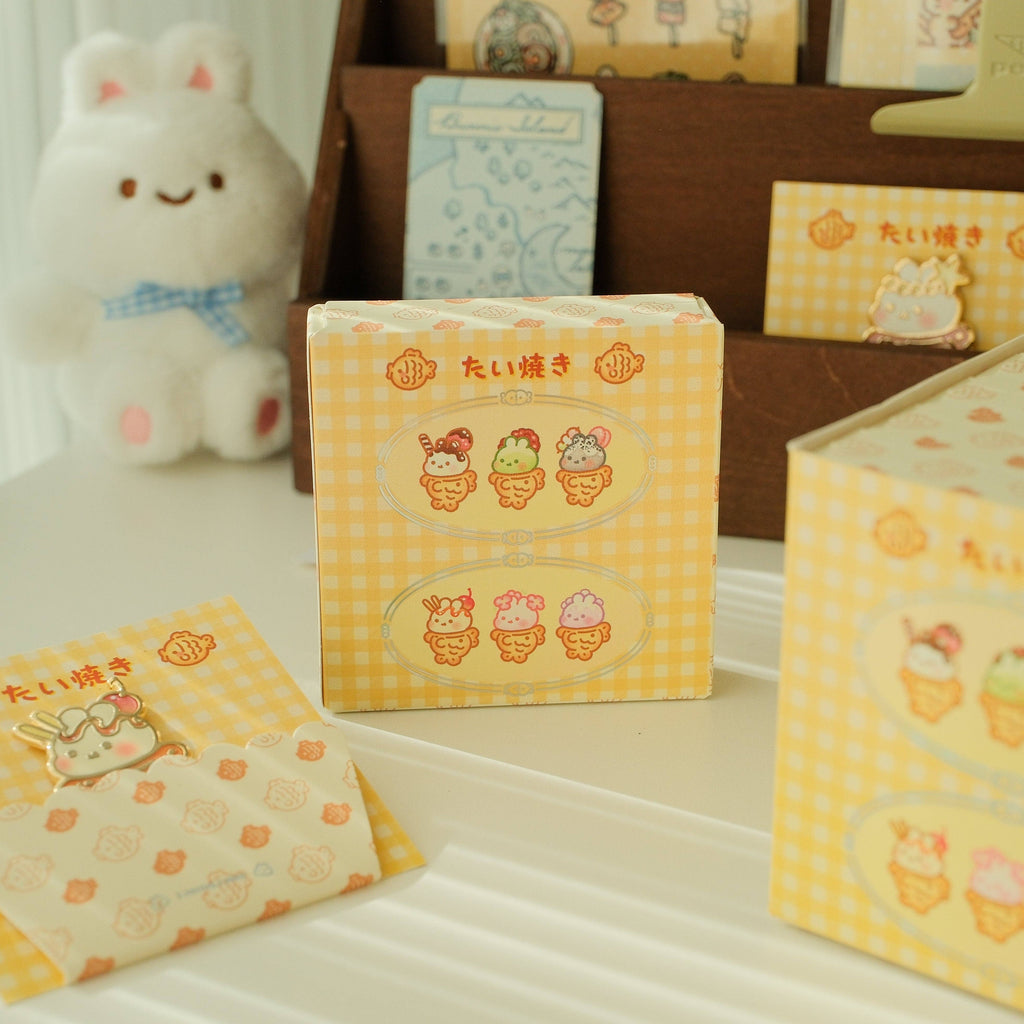 Bunnie Taiyaki Blind Box Pin: Single Blind Box (Random)