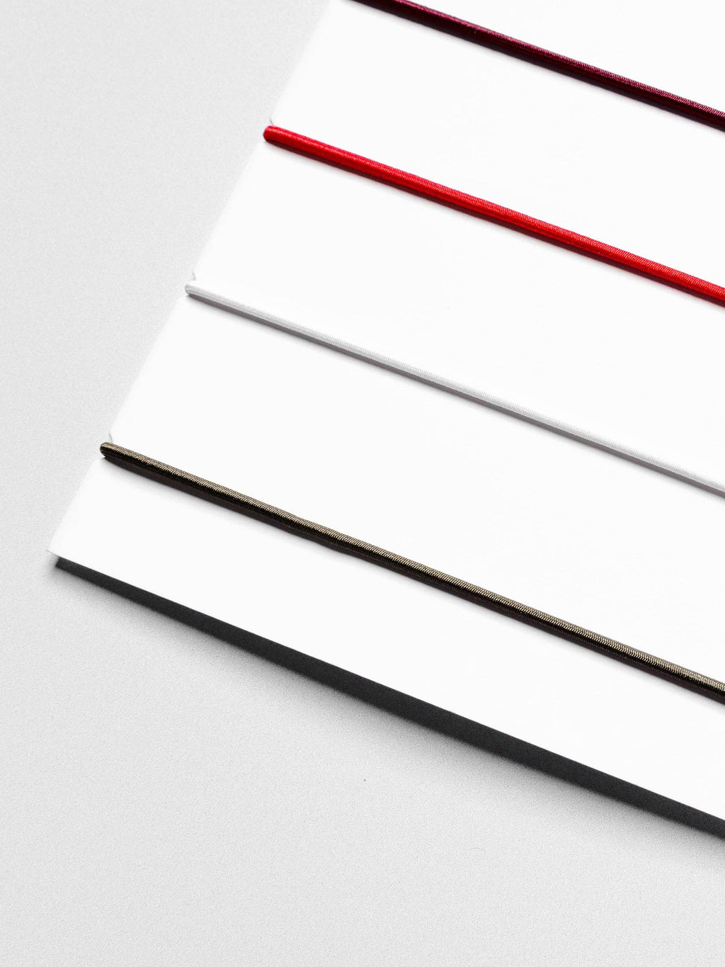 Exterior Bands | Vinyl Travel Cover: Bordeaux, Rouge, White, & Olive