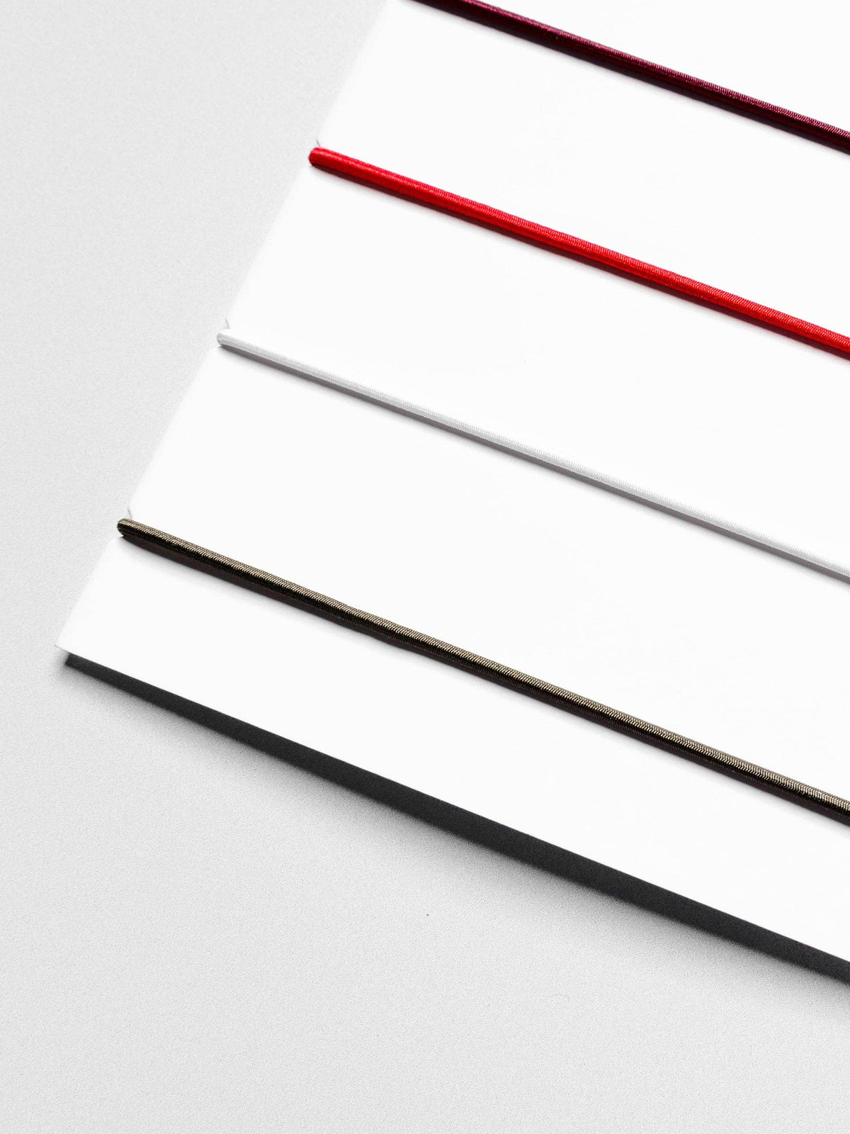 Exterior Bands | Vinyl Travel Cover: Bordeaux, Rouge, White, & Olive