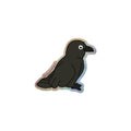 Crow Glitter Sticker | Halloween